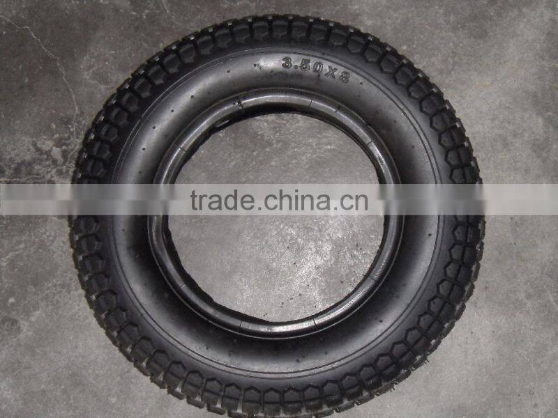 3.50-8/4.00-8 tyre and tube for tool cart use