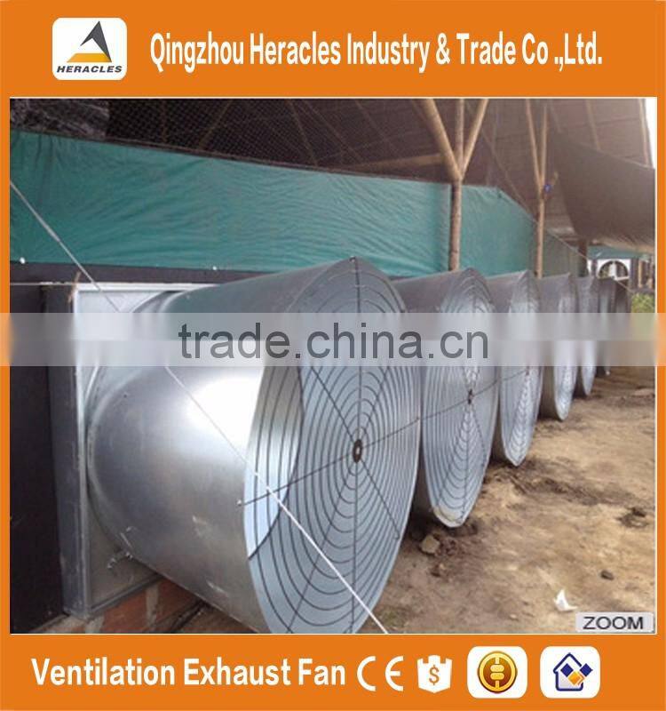 Heracles trade assurance greenhouse poultry house used 3 phase thermostat controlled exhaust fan of butterfly cone fan
