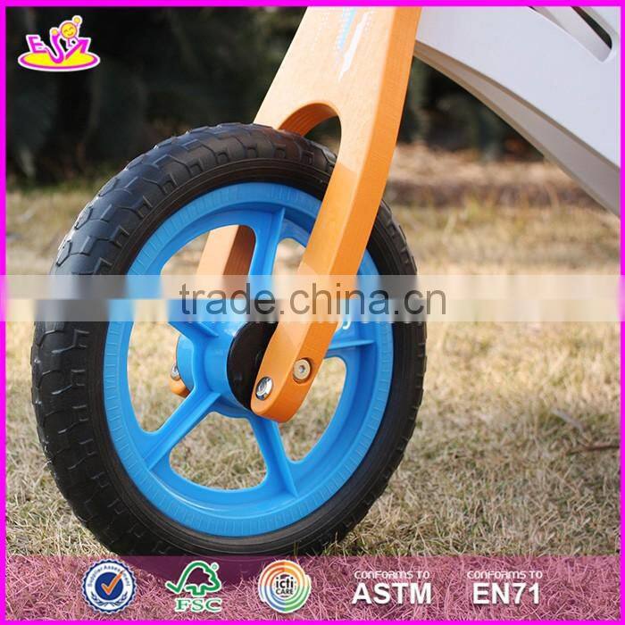 2017 New design best toddlers wooden balance bike for 2 year old W16C165