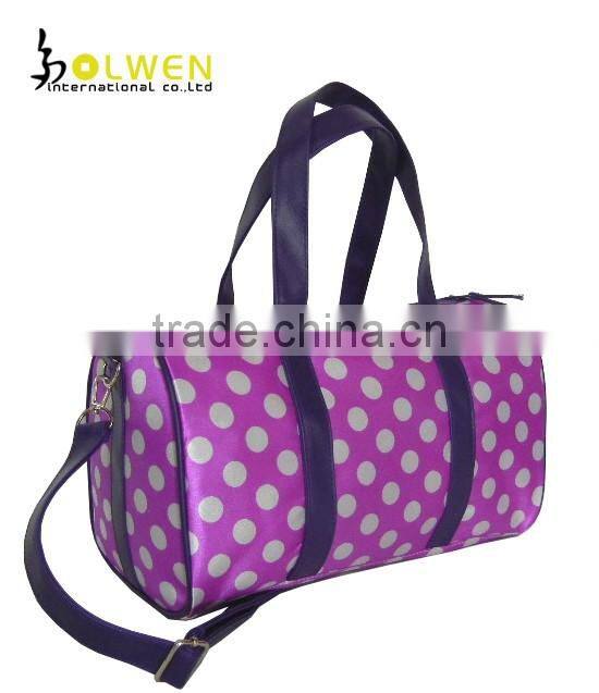 Multi-function pu lady handbag with round