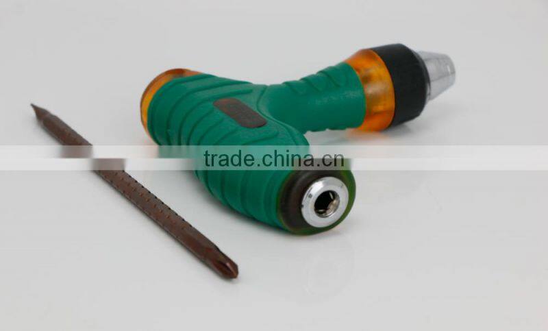 Berrylion Hot Selling Ratchet Telescopic Wrench Multi function Ratchet Screwdriver