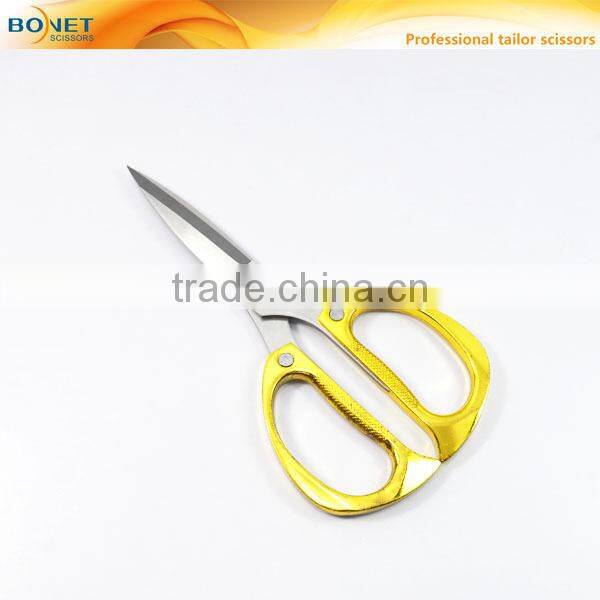 S11005 FDA qualified 5-1/8" imitation gold scissors for ribbon cutting ceremony