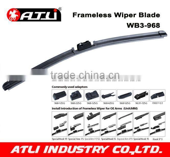 Frameless car soft wiper blade Size12 to 28