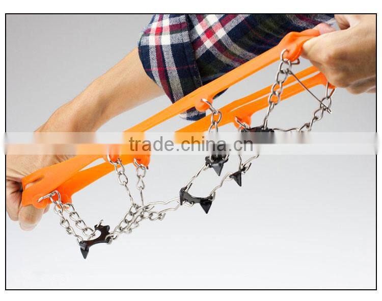 slip resistant snow chain crampons ice shoes spikes