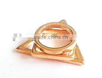 cute triangle Alloy ring