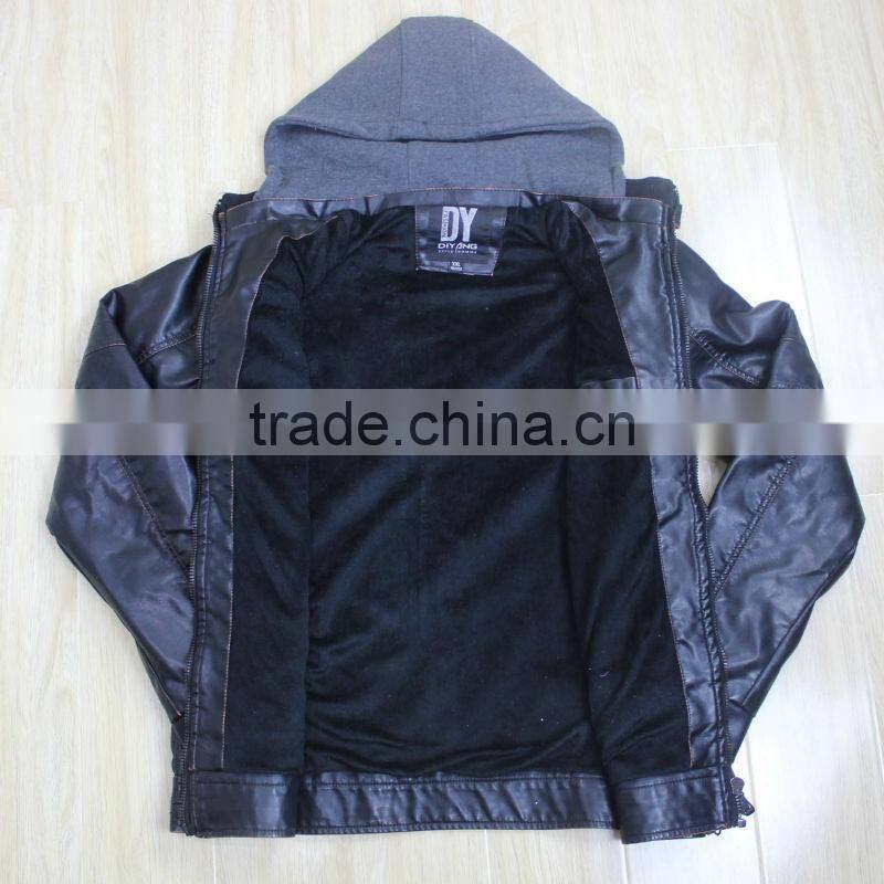 Mens Famous PU Leather Fashion Jackets