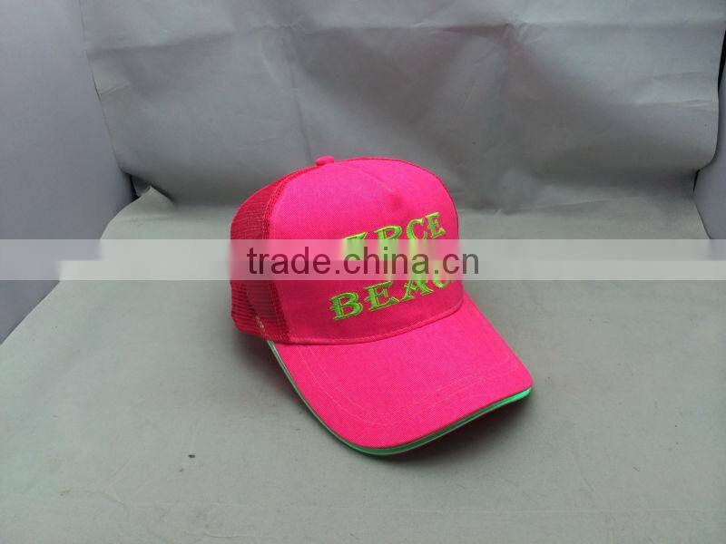 China suppliers good quality fashion LED lamp Baseball cap
