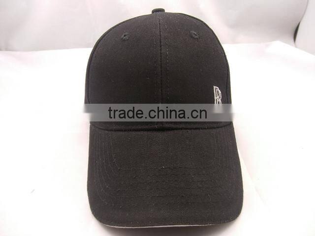 custom black ball cotton cap/with high quality