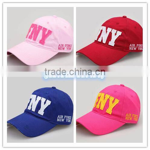 High Quality Dark Blue Cotton Unique Embroidered Baseball Caps