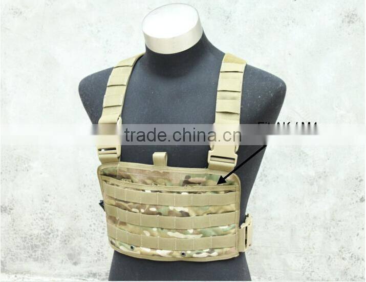 custom camouflage military tactical chest clip vests