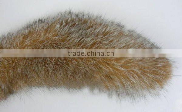 Collar-F3 Detachable Genuine Crystal Big Fox Fur Collar