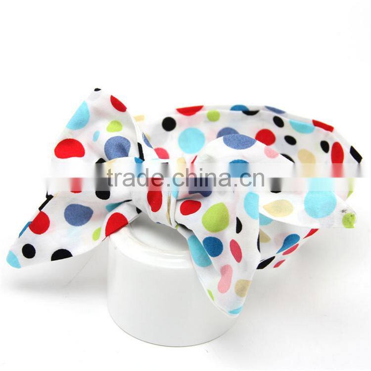 Hot sale super sweet INS baby bowknot shaped headwear hairbands headbands for gifts