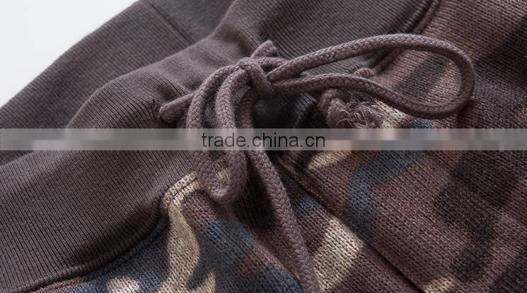 printed camoflage casual pants