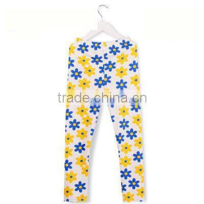 2015 New Arrival Summer kids leggins all over print