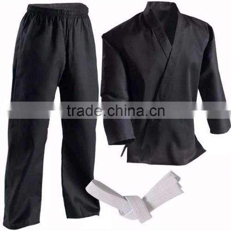 100% cotton karate uniforms with custom brand logo patch