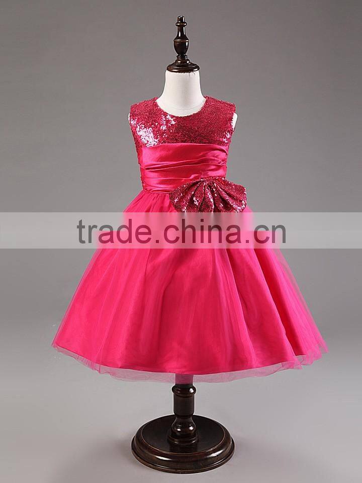 2015 New Flowers Dress For Girls For Wedding and Party Summer Baby Clothes Princess Party Kids Dresses For Girl Infant Costume