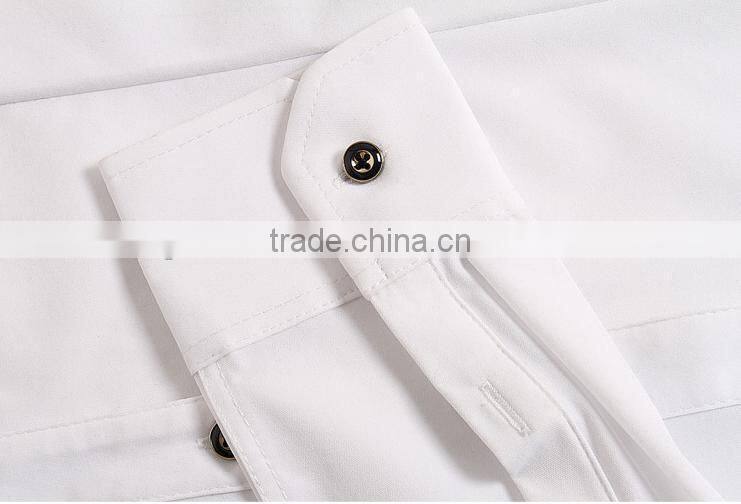 non iron men's shirt white shirt dress shirt