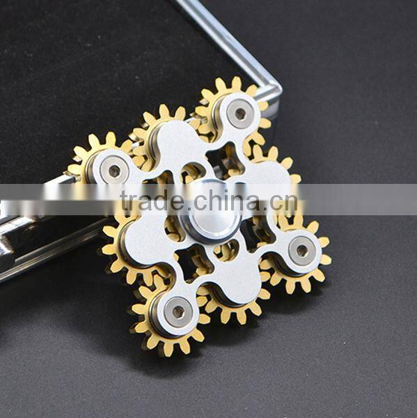 9 gear fidget spinner hand spinner with 10 pcs R188 bearing