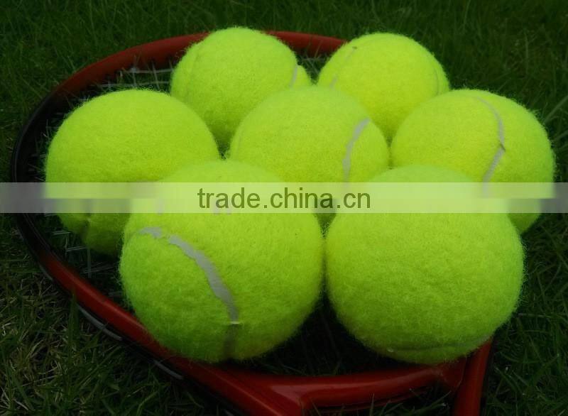 Fluorescent tennis ball