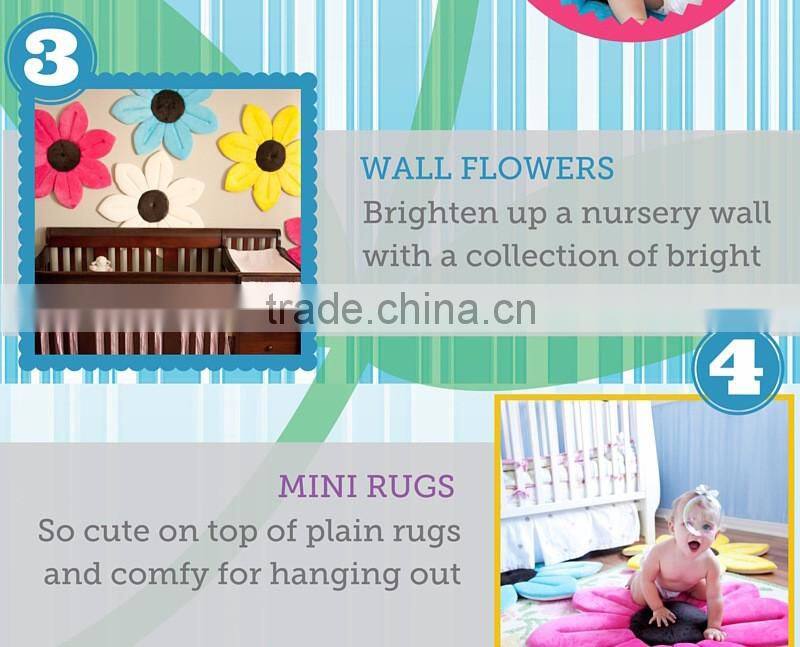 Soft lotus shape baby bath pillow infant baby bath mat M7041708