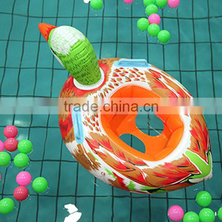 The new 2014 baby swim ring The duck pattern by PVC inflatable boat