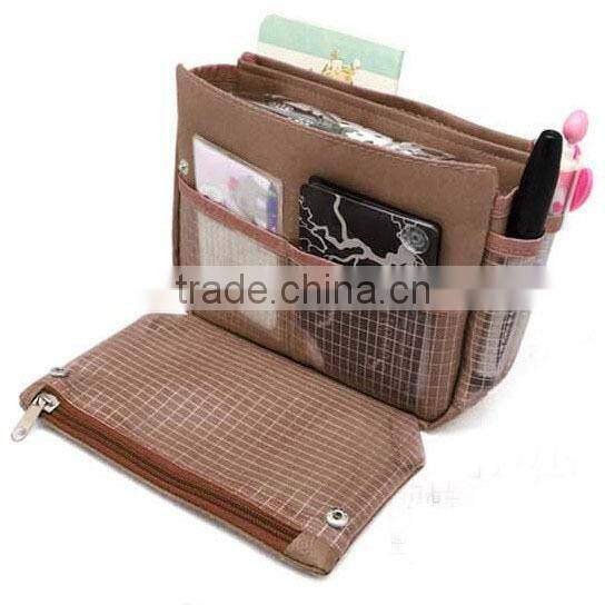 wholesale red women organizer bag in bag