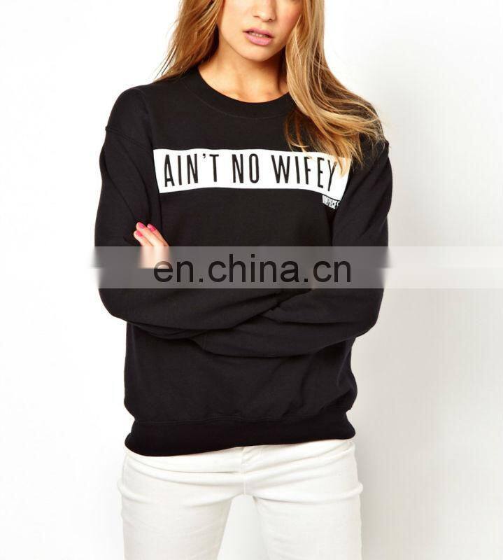 CHEFON Ain't No Wifey Custom Print Sweatshirt CAH0020