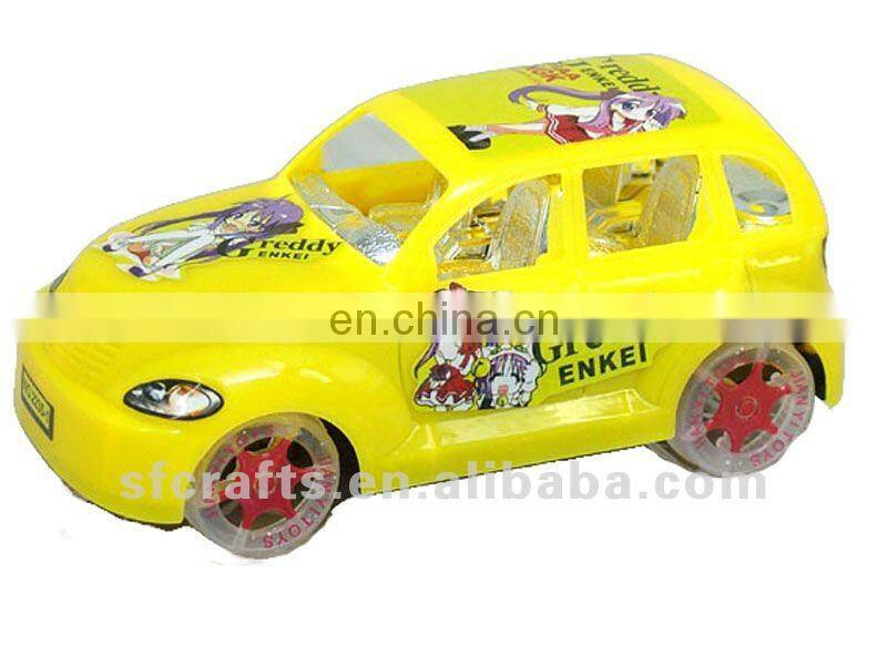 Low price plastic friction car toy for kids