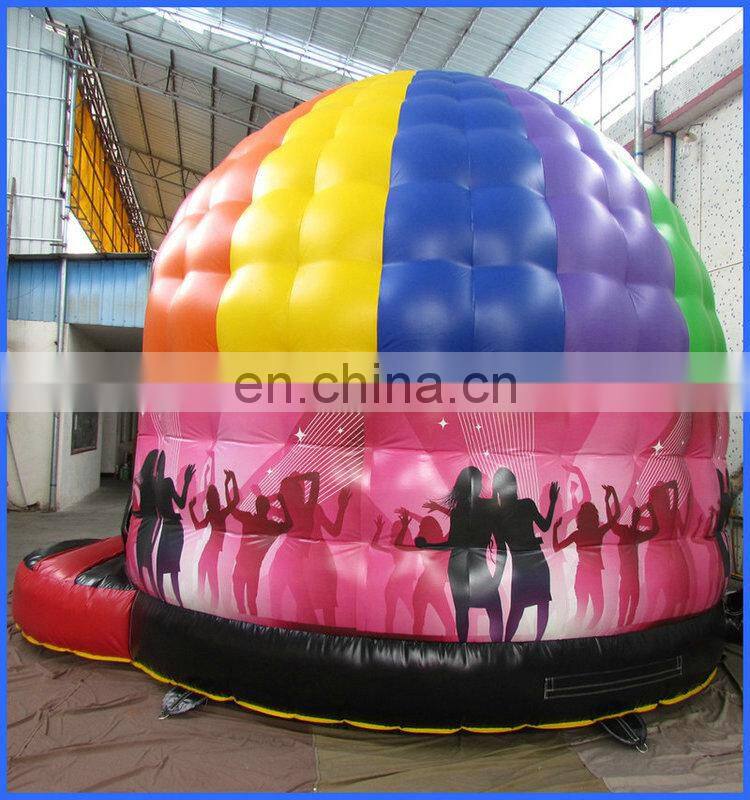 2017 inflatable disco jumping bouncer dome/disco bouncer party house