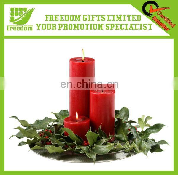 Promotional Cylindrical Flameless Wax Led Candle