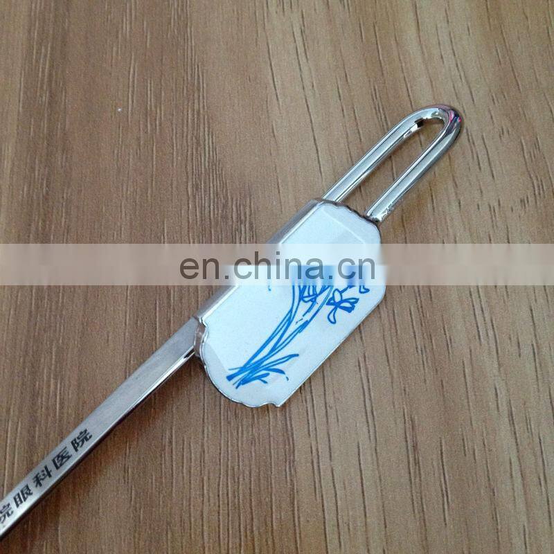 Gift items blank metal bookmark