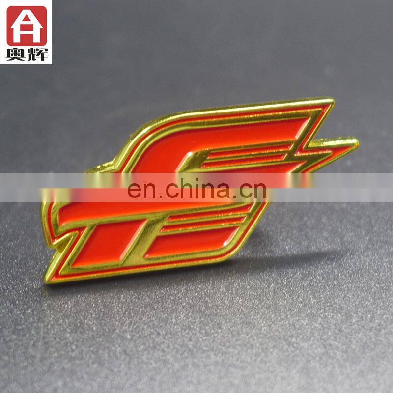 Hot sell brass souvenir enamel badge hot sell badges