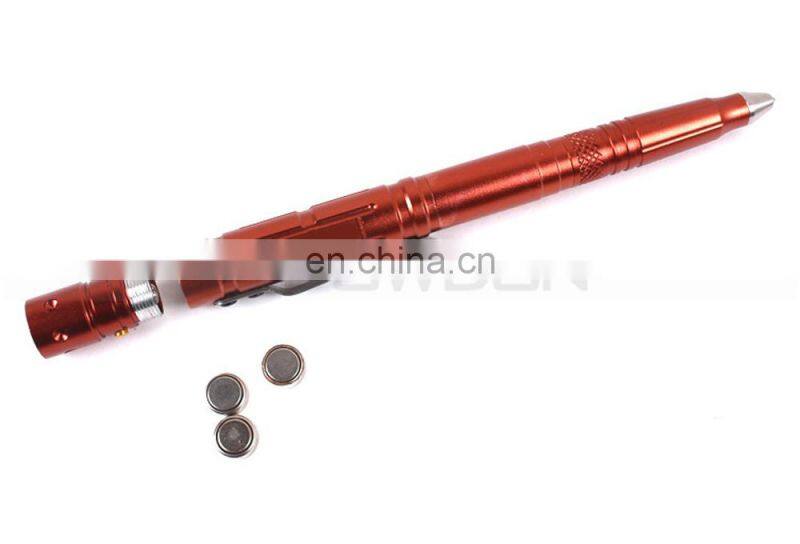 162mm Aluminum Alloy 10 Hour Working Nichia LED Tactical Pen Defense Self Defence