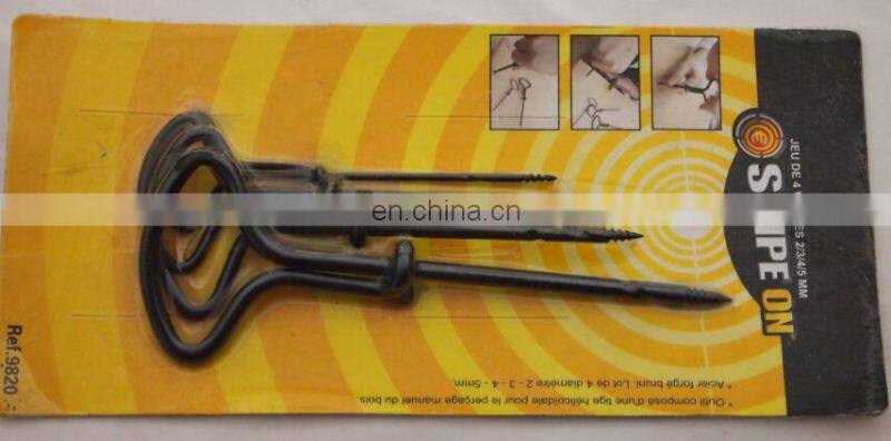 black finish 4pcs gimlet tool set hole starters for drilling holes