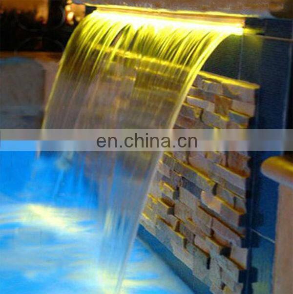 Digital water curtain,swimming pool waterfall in massage