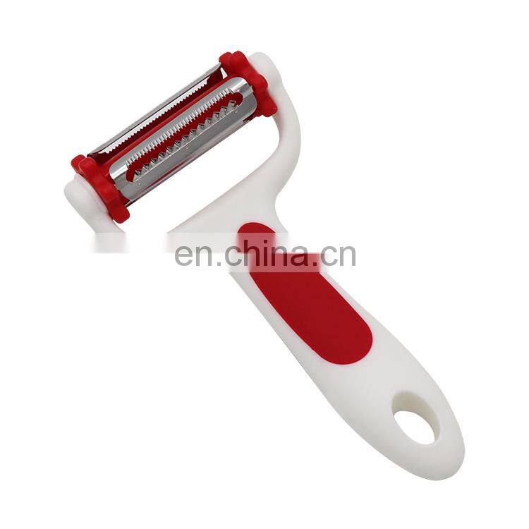 High Quality Stainless Steel 3 In 1 Potato Peeler And Cutter Fruit Peeler Vegetable Peeler With 3 Blades