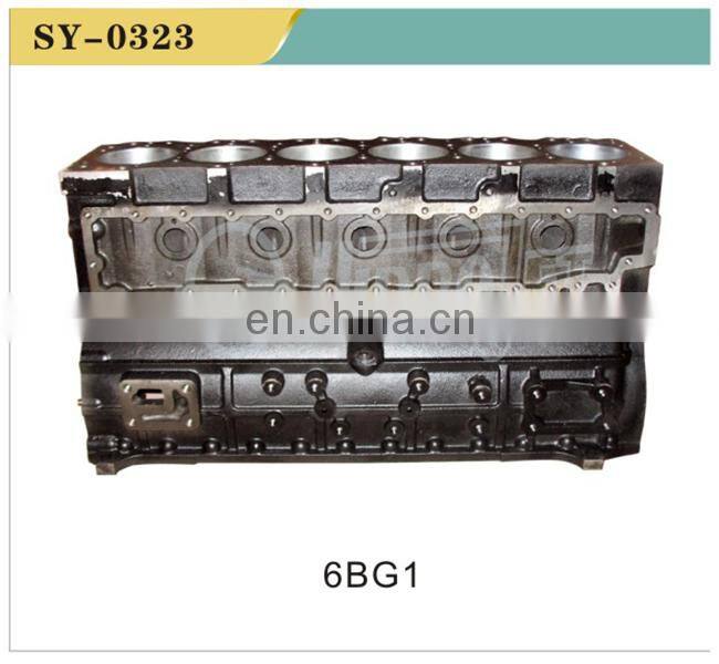 High quality excavator diesel engine part 6D102 cylinder block cylinder head