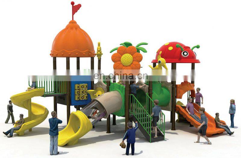 customized colorful commercial outdoor children's garden playground