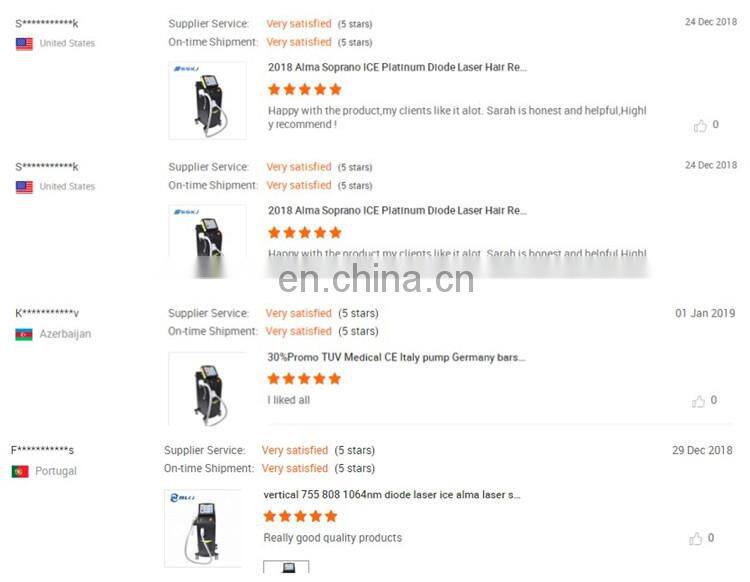 Ice Painless 808nm Diode Laser Hair Removal Machine For All Skin Type