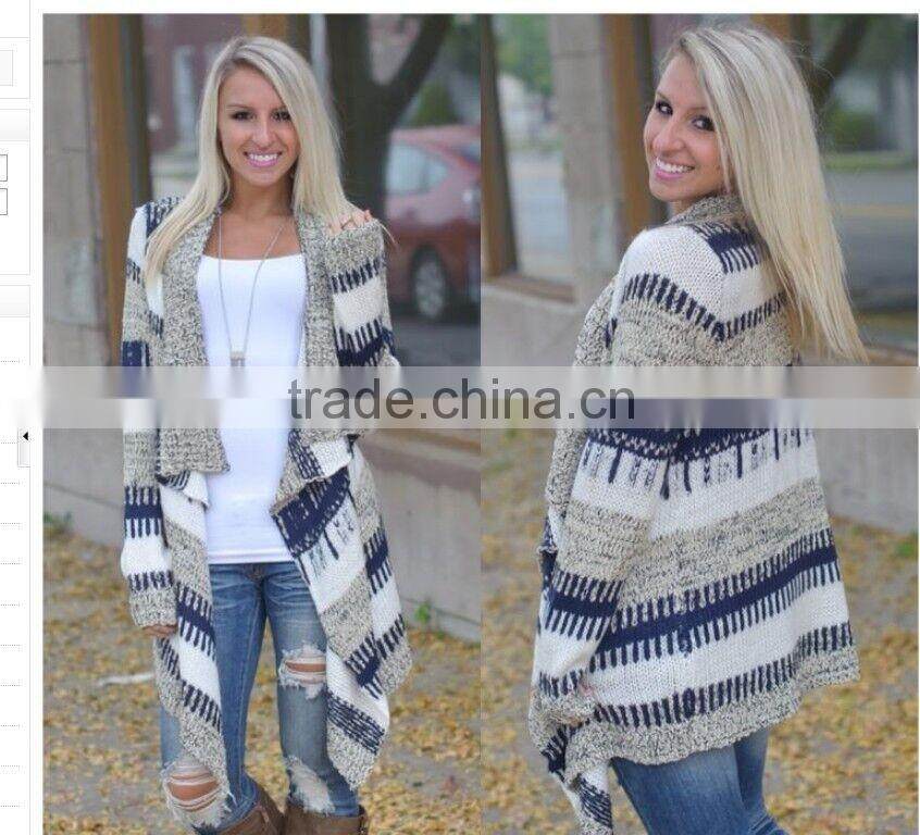 Ladies Causal Shirt Long sleeve Stripe Blouse Stylish apparel Women Clothing Tee Shirt for Women