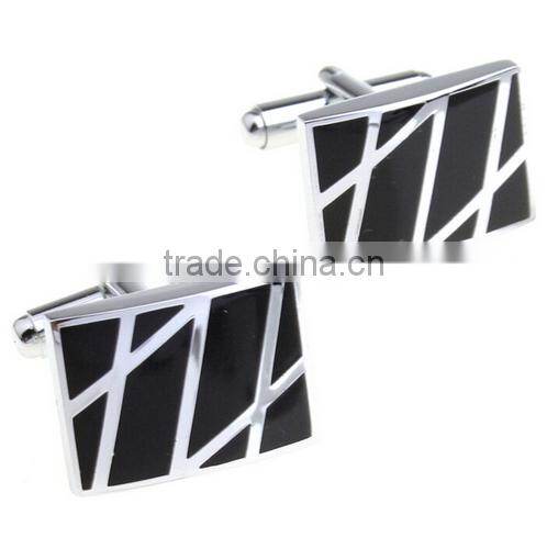 Silver Man Party Gift Gentleman Cytstal Hot Sell New Cufflinks Wedding Cuff Link