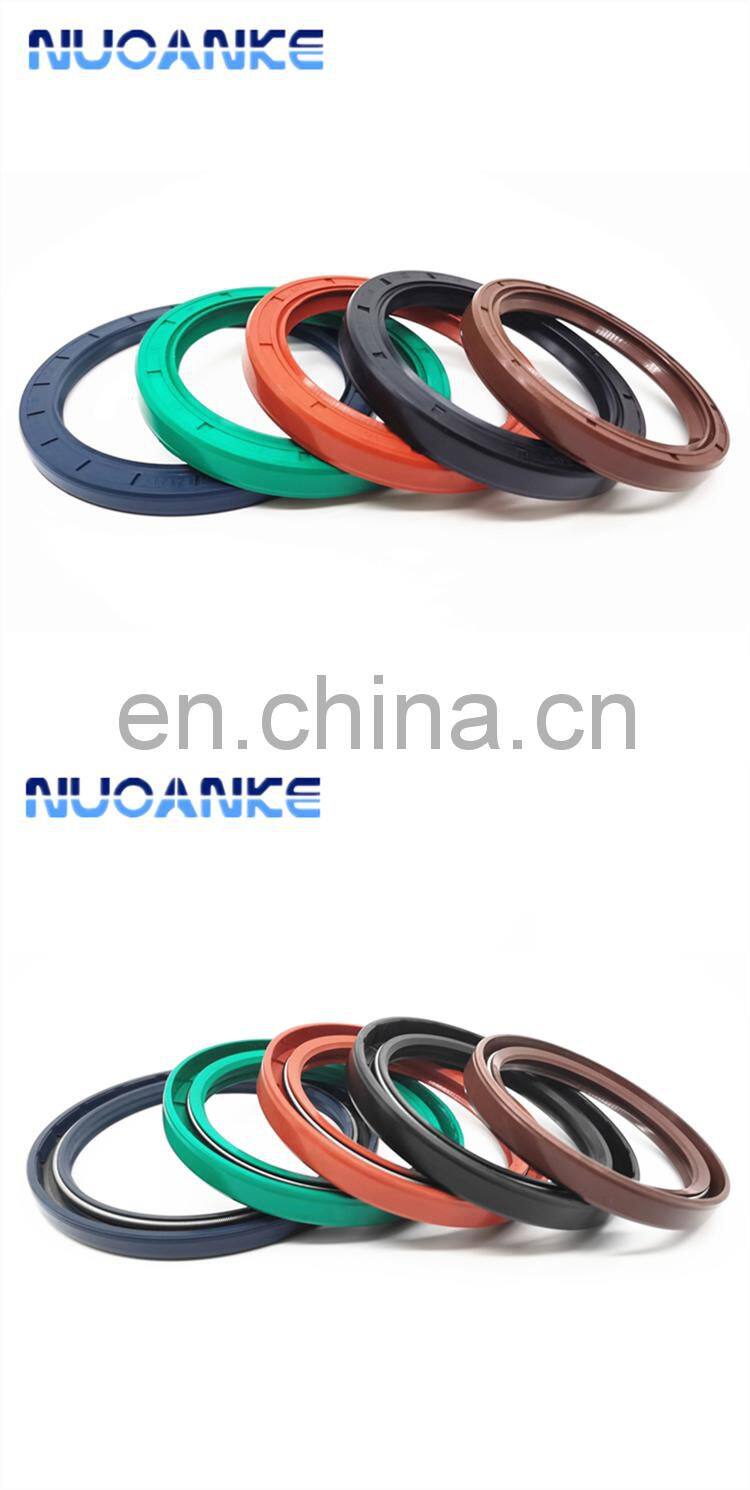 Manufacture Oil Seal Part Motor Oil & Chemical & High Pressure Resistance Double Lips+spring Black/Brown TC Oil Seal