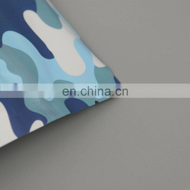 Smell Proof Multi-Sizes Clear Front Stand up Alone Aluminum Foil Pouch Mylar Foil Zipper Bags Food Storage Reclosable