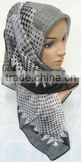 S901 clearance sale Dubai voile 1m*1m muslim scarf square scarf
