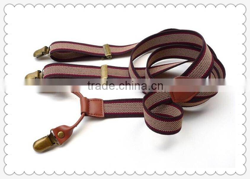 lady /men good dress fashion clip suspenders