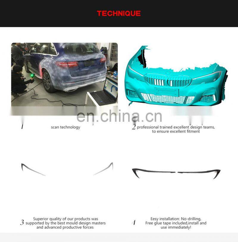 Auto Parts Real Dry Carbon Light Arches for BMW 3 series G20 G28 2020