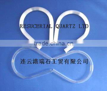 u milky quartz glass tube