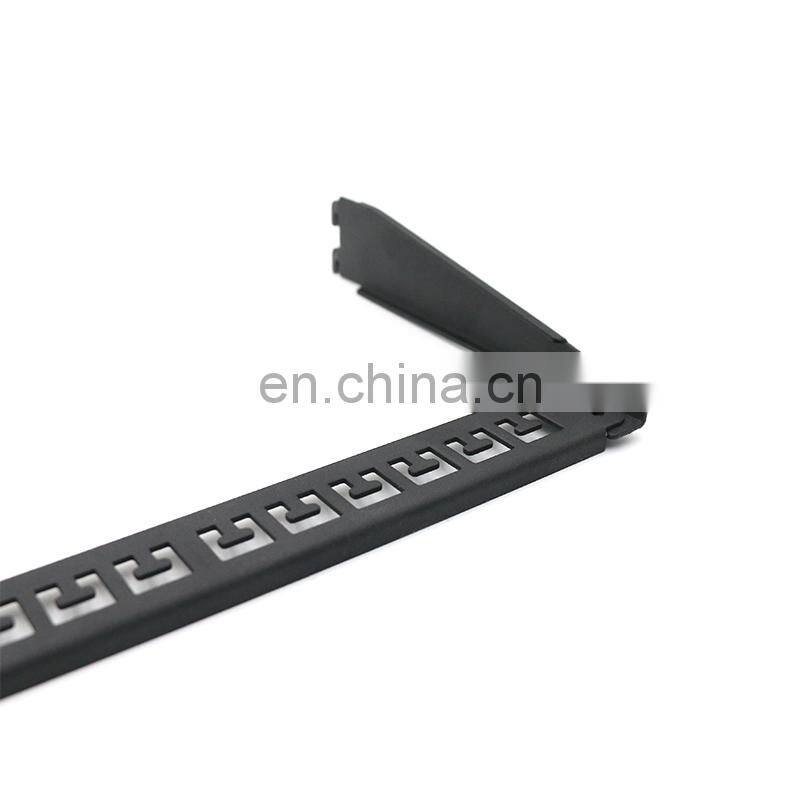 MT-4212 New product Detachable 1U 24port 19 Inch Blank Patch Panel With Cable Manger