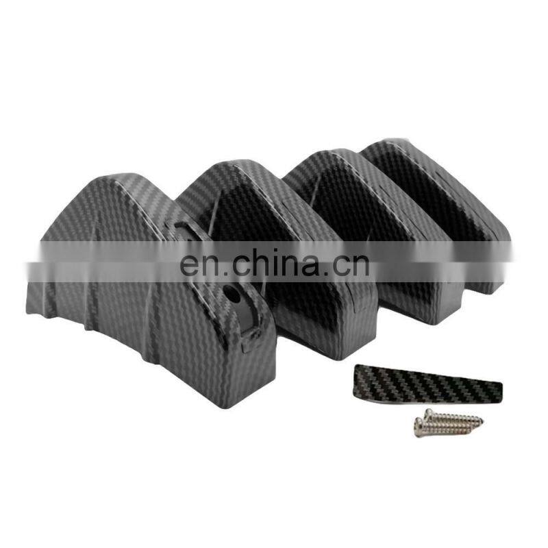 ChangZhou HongHang Manufacture Auto Car Accessories Rear Apron, Glossy Carbon Fiber Rear Lip Diffuser for Universal