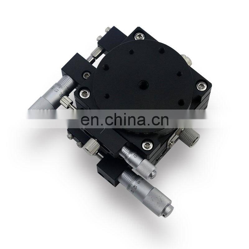 XYR60-L 60*60mm XYR 3Axis Manual Displacement Platform High Precision Sliding Table